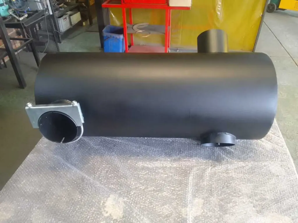 Replacement muffler for CAT 385C and 390B excavators